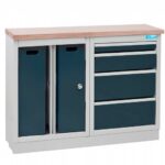 Werkbank Schrank