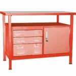 Werkbank in Rot