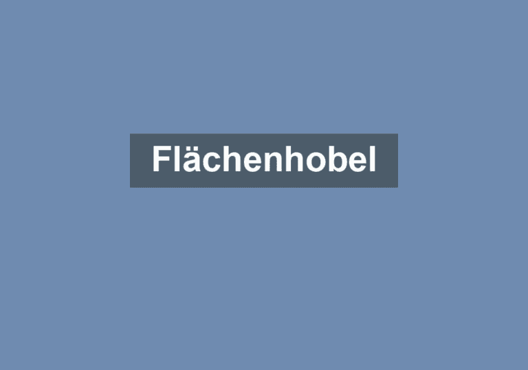 Mehr über den Artikel erfahren Flächenhobel