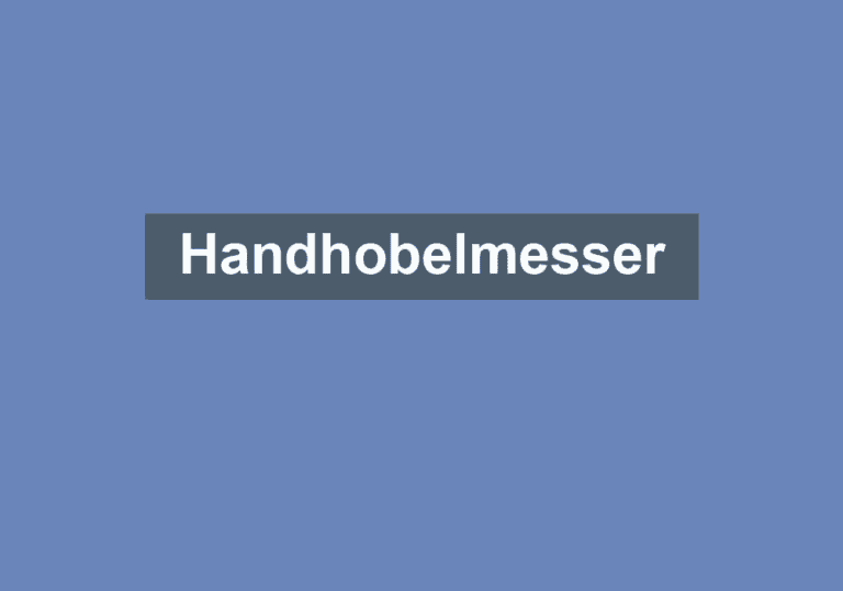 Mehr über den Artikel erfahren Handhobelmesser