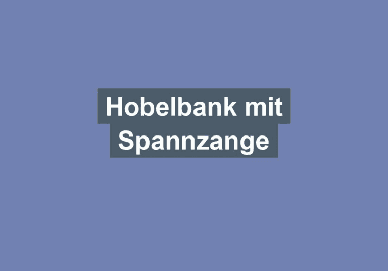 Mehr über den Artikel erfahren Hobelbank mit Spannzange