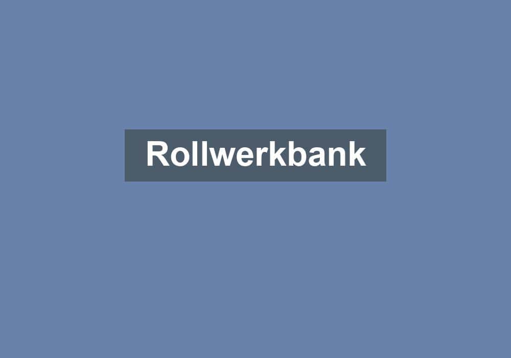 Du betrachtest gerade Rollwerkbank
