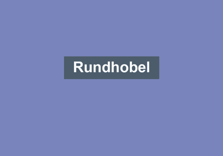 Mehr über den Artikel erfahren Rundhobel