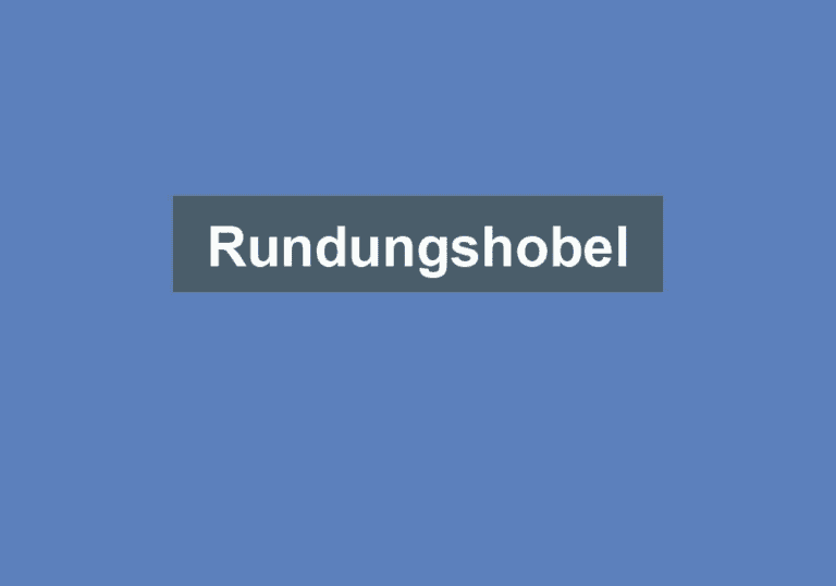 Mehr über den Artikel erfahren Rundungshobel