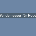 Wendemesser für Hobel