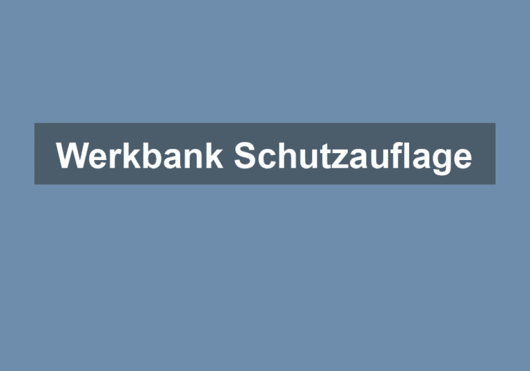 Mehr über den Artikel erfahren Werkbank Schutzauflage