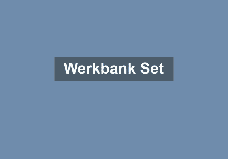 Mehr über den Artikel erfahren Werkbank Set