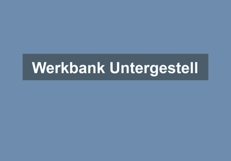 Mehr über den Artikel erfahren Werkbank Untergestell